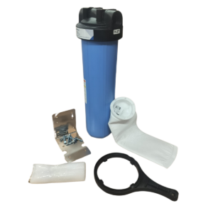 20" Pussisuodatinrunko 1 1/2" sisäkierteillä -vaativaan vedensuodatukseen